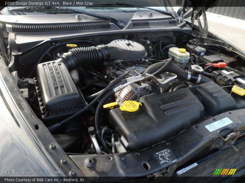 Black / Mist Gray 2000 Dodge Durango SLT 4x4