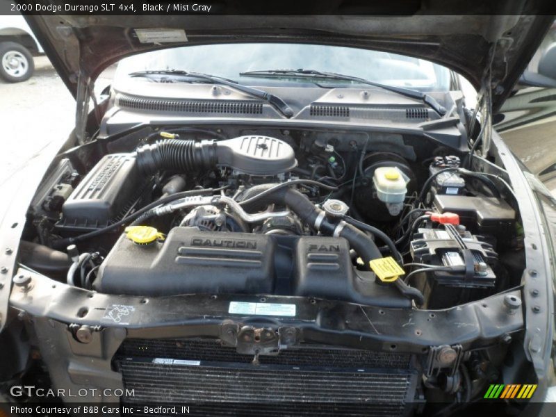 Black / Mist Gray 2000 Dodge Durango SLT 4x4