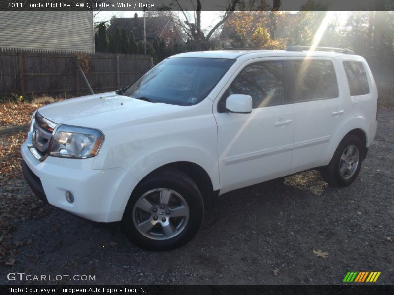 Taffeta White / Beige 2011 Honda Pilot EX-L 4WD