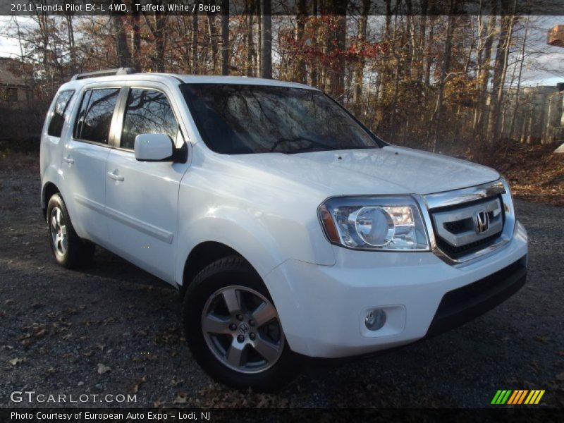 Taffeta White / Beige 2011 Honda Pilot EX-L 4WD
