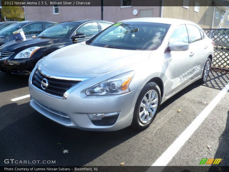 Brilliant Silver / Charcoal 2013 Nissan Altima 2.5 S