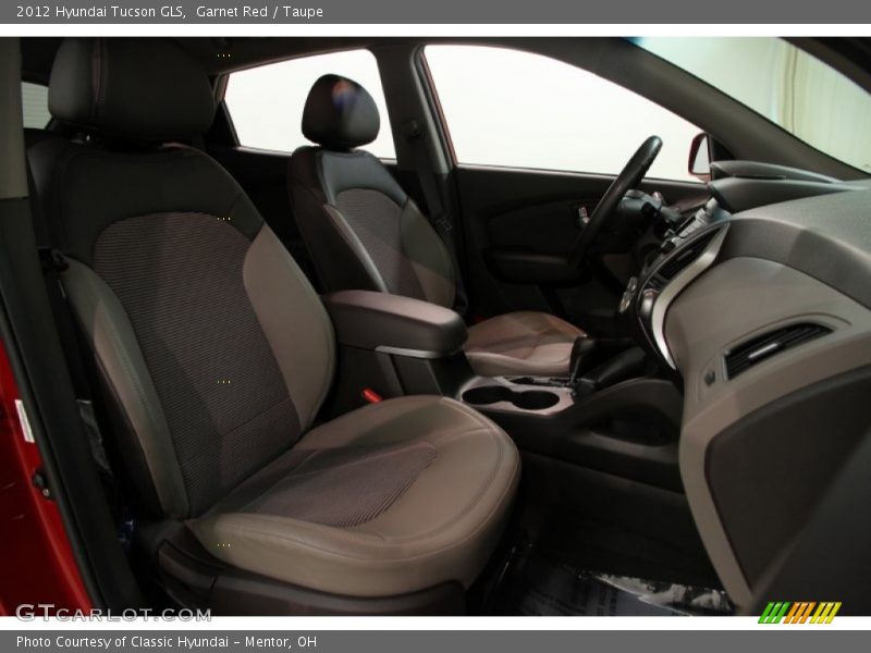Garnet Red / Taupe 2012 Hyundai Tucson GLS