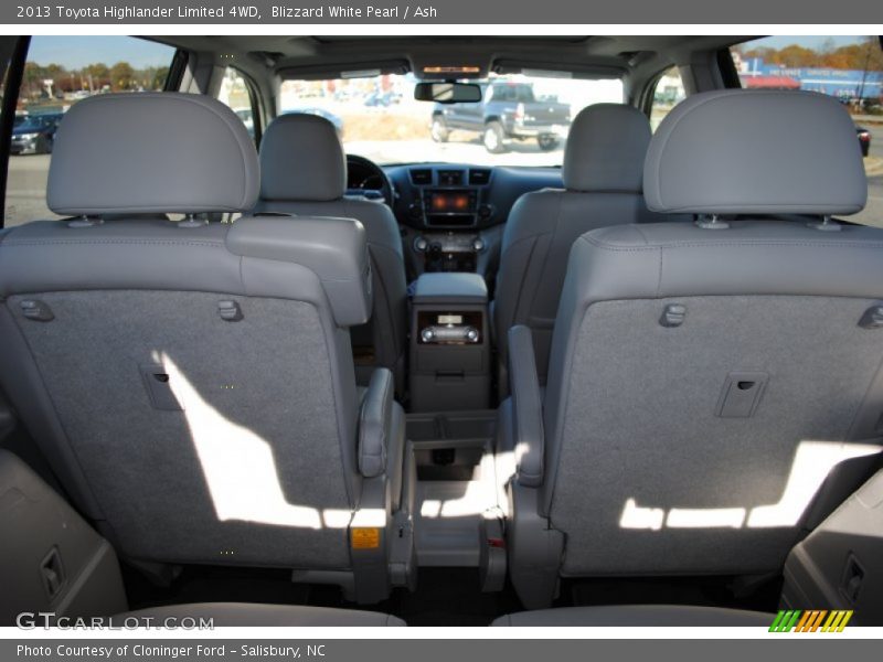 Blizzard White Pearl / Ash 2013 Toyota Highlander Limited 4WD