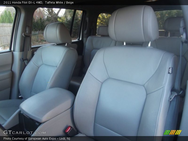 Taffeta White / Beige 2011 Honda Pilot EX-L 4WD