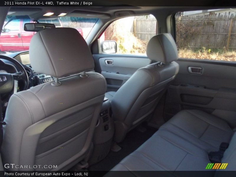 Taffeta White / Beige 2011 Honda Pilot EX-L 4WD