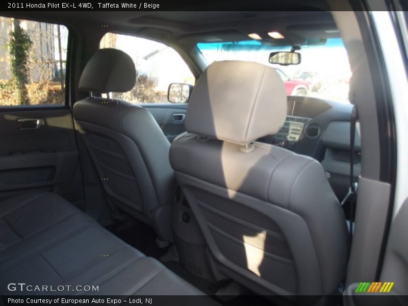 Taffeta White / Beige 2011 Honda Pilot EX-L 4WD