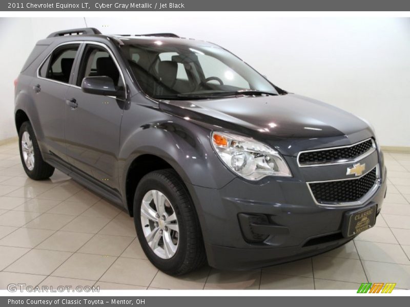 Cyber Gray Metallic / Jet Black 2011 Chevrolet Equinox LT