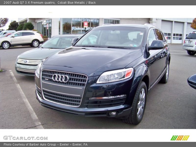 Cobalt Blue Metallic / Black 2007 Audi Q7 3.6 Premium quattro