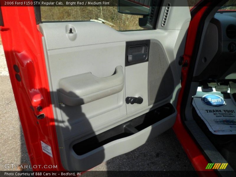 Bright Red / Medium Flint 2006 Ford F150 STX Regular Cab