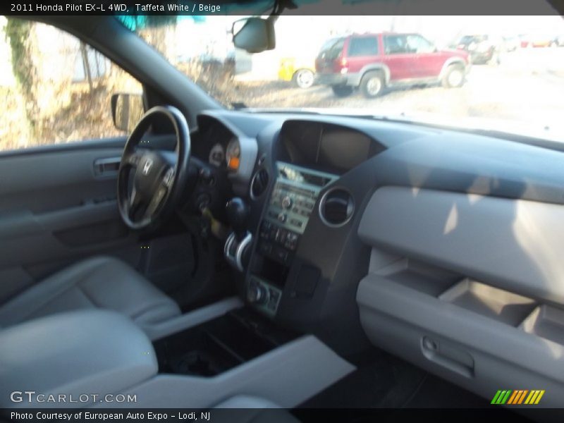 Taffeta White / Beige 2011 Honda Pilot EX-L 4WD