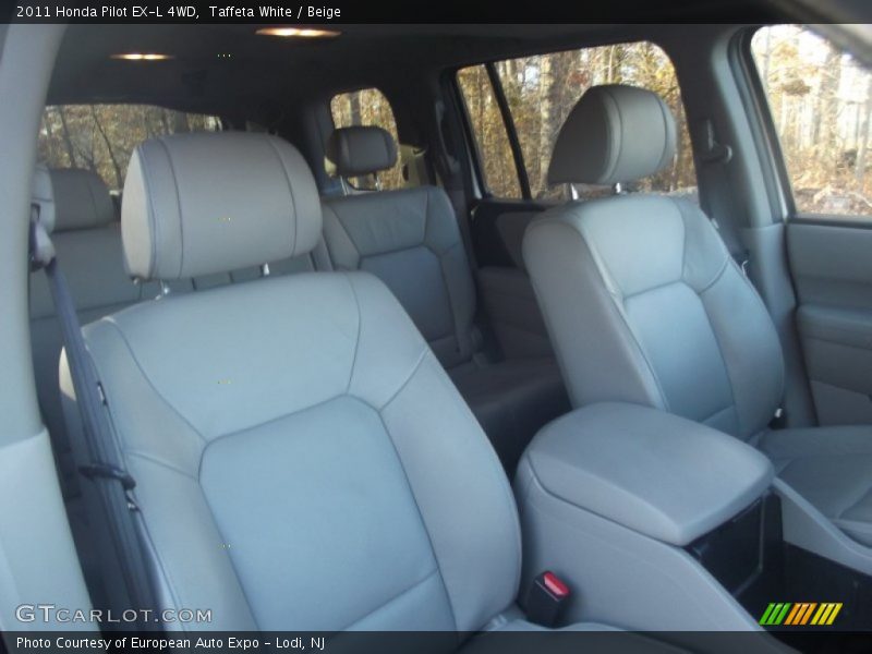 Taffeta White / Beige 2011 Honda Pilot EX-L 4WD