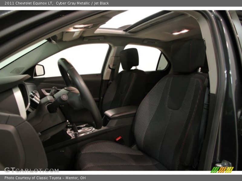 Cyber Gray Metallic / Jet Black 2011 Chevrolet Equinox LT