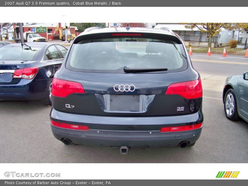 Cobalt Blue Metallic / Black 2007 Audi Q7 3.6 Premium quattro
