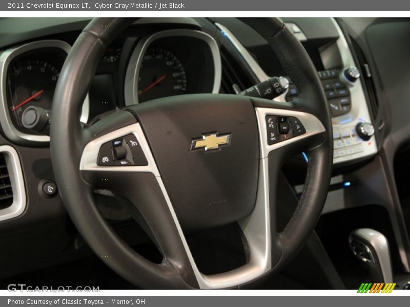 Cyber Gray Metallic / Jet Black 2011 Chevrolet Equinox LT