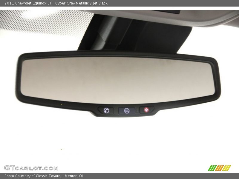 Cyber Gray Metallic / Jet Black 2011 Chevrolet Equinox LT