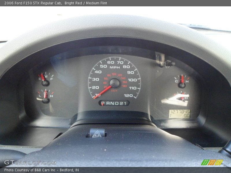 Bright Red / Medium Flint 2006 Ford F150 STX Regular Cab