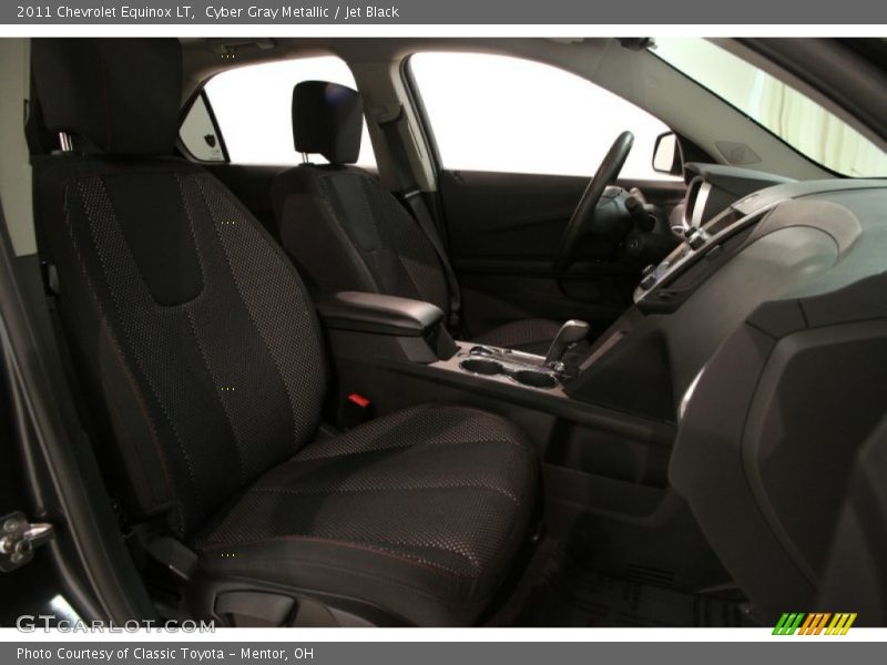 Cyber Gray Metallic / Jet Black 2011 Chevrolet Equinox LT