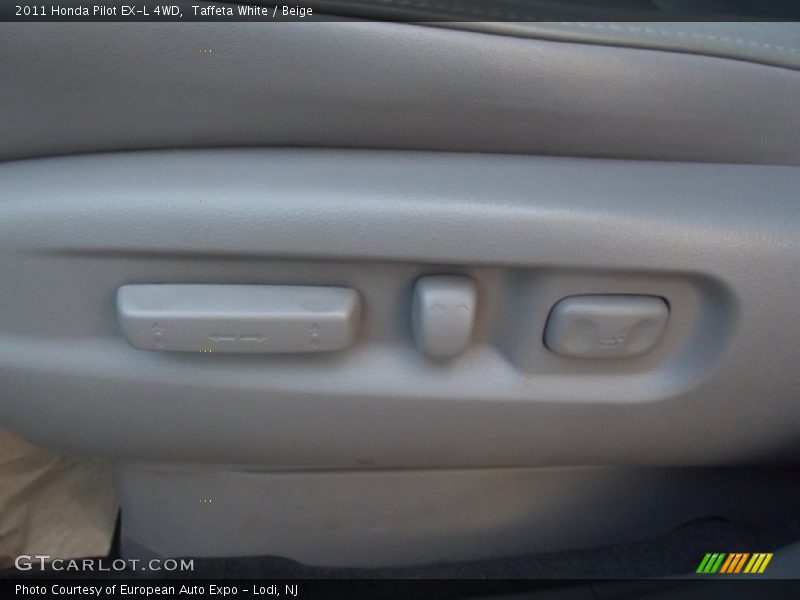 Taffeta White / Beige 2011 Honda Pilot EX-L 4WD