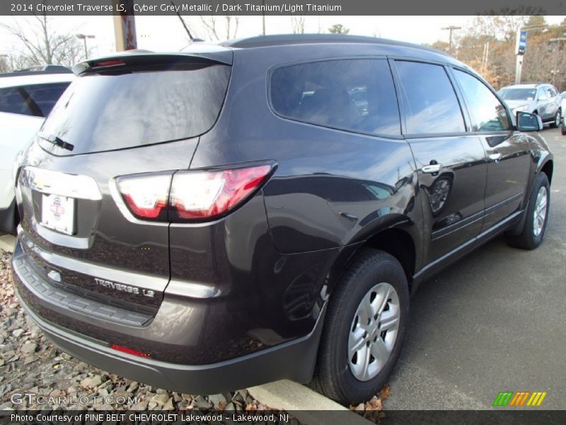 Cyber Grey Metallic / Dark Titanium/Light Titanium 2014 Chevrolet Traverse LS