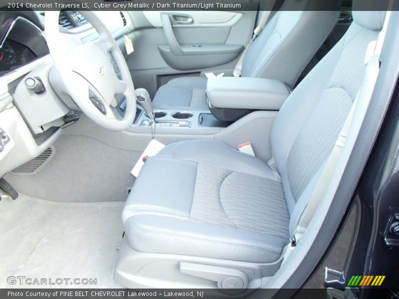Cyber Grey Metallic / Dark Titanium/Light Titanium 2014 Chevrolet Traverse LS