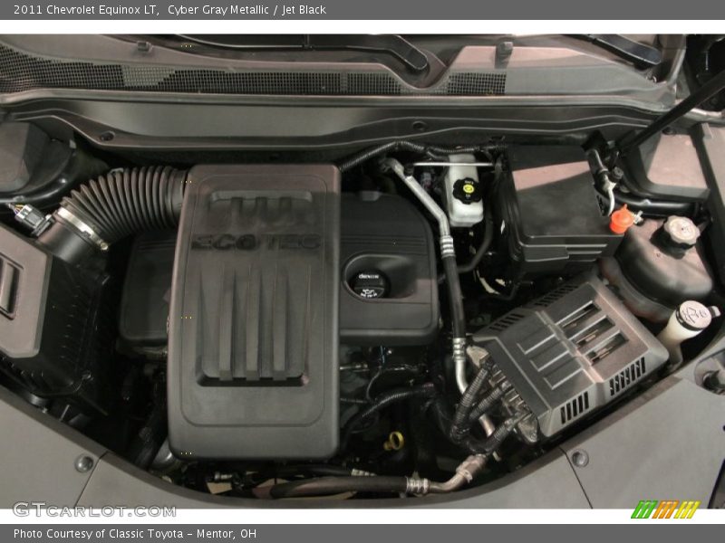 Cyber Gray Metallic / Jet Black 2011 Chevrolet Equinox LT
