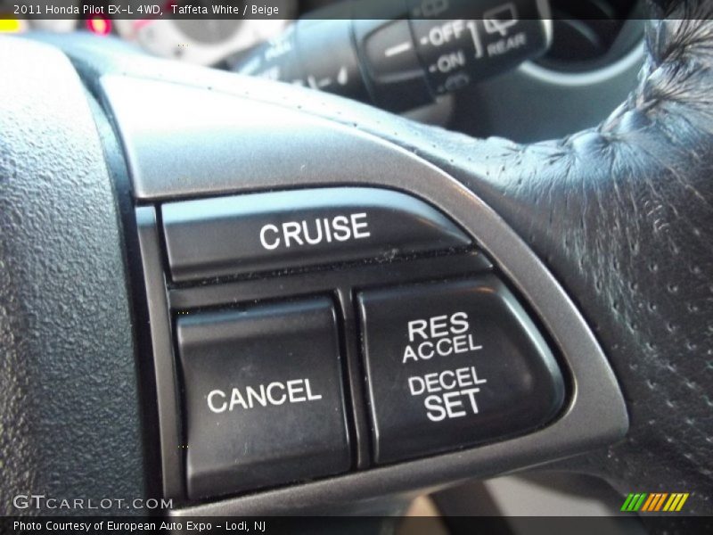 Taffeta White / Beige 2011 Honda Pilot EX-L 4WD