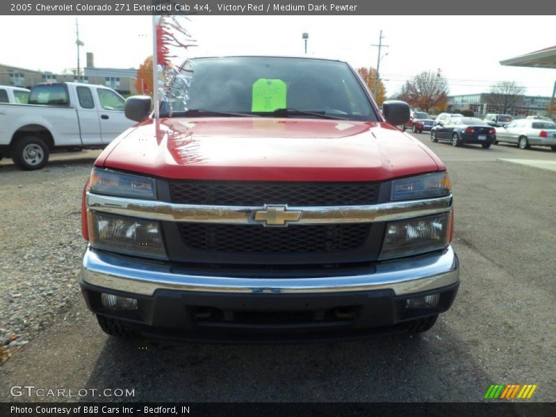 Victory Red / Medium Dark Pewter 2005 Chevrolet Colorado Z71 Extended Cab 4x4