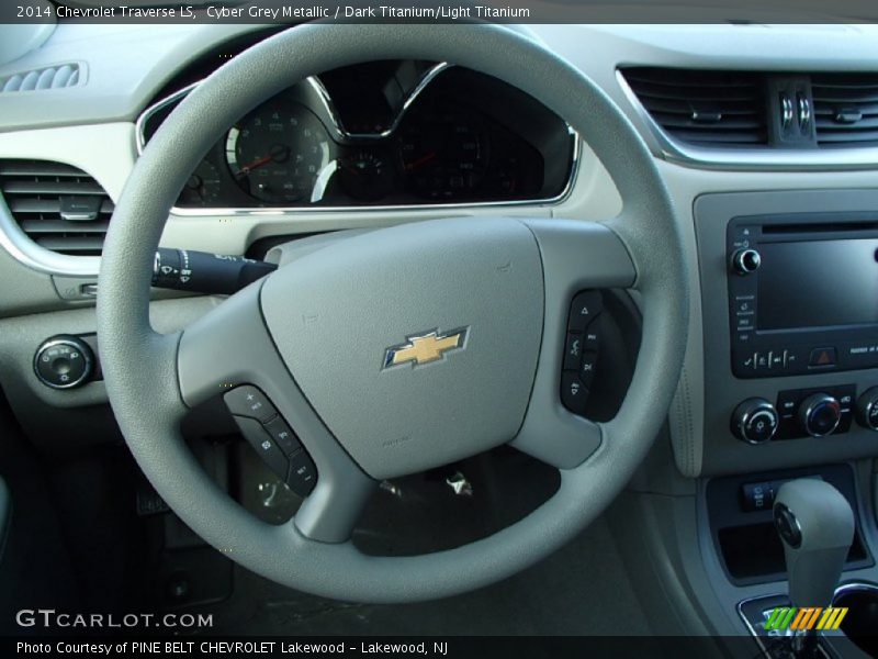 Cyber Grey Metallic / Dark Titanium/Light Titanium 2014 Chevrolet Traverse LS