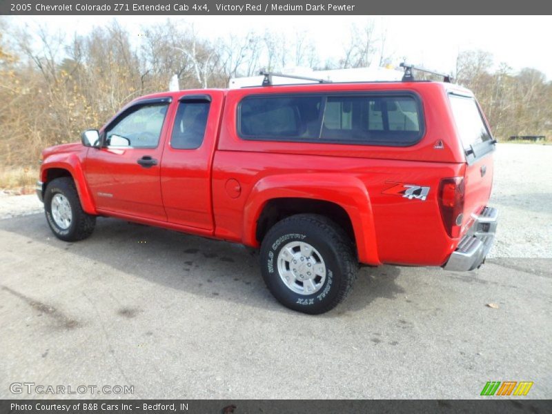 Victory Red / Medium Dark Pewter 2005 Chevrolet Colorado Z71 Extended Cab 4x4