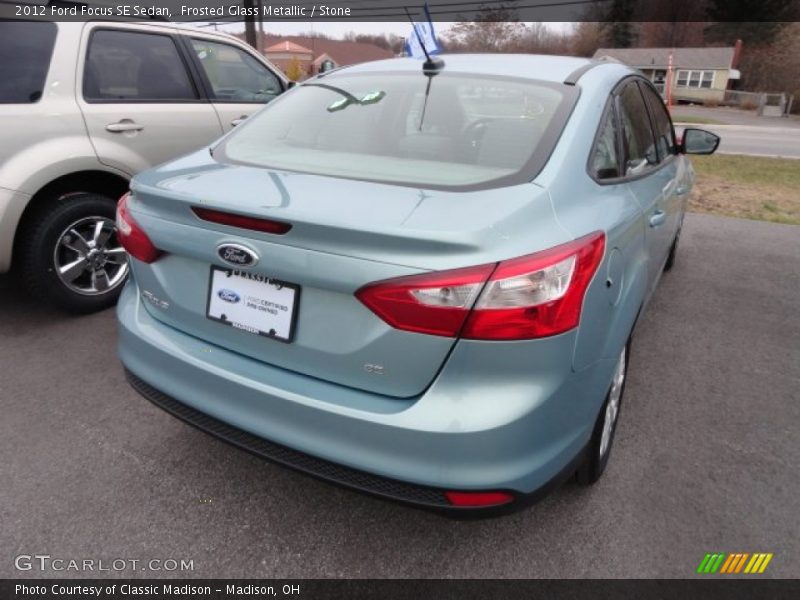 Frosted Glass Metallic / Stone 2012 Ford Focus SE Sedan