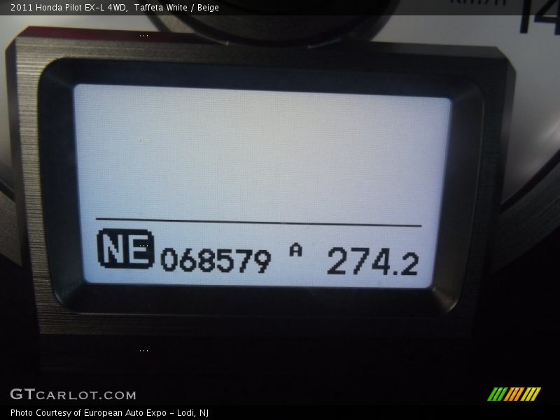 Taffeta White / Beige 2011 Honda Pilot EX-L 4WD