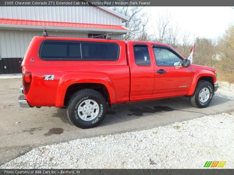 Victory Red / Medium Dark Pewter 2005 Chevrolet Colorado Z71 Extended Cab 4x4