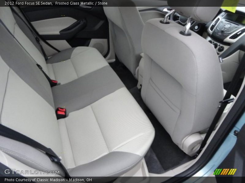 Frosted Glass Metallic / Stone 2012 Ford Focus SE Sedan
