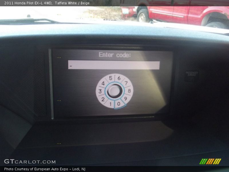 Taffeta White / Beige 2011 Honda Pilot EX-L 4WD