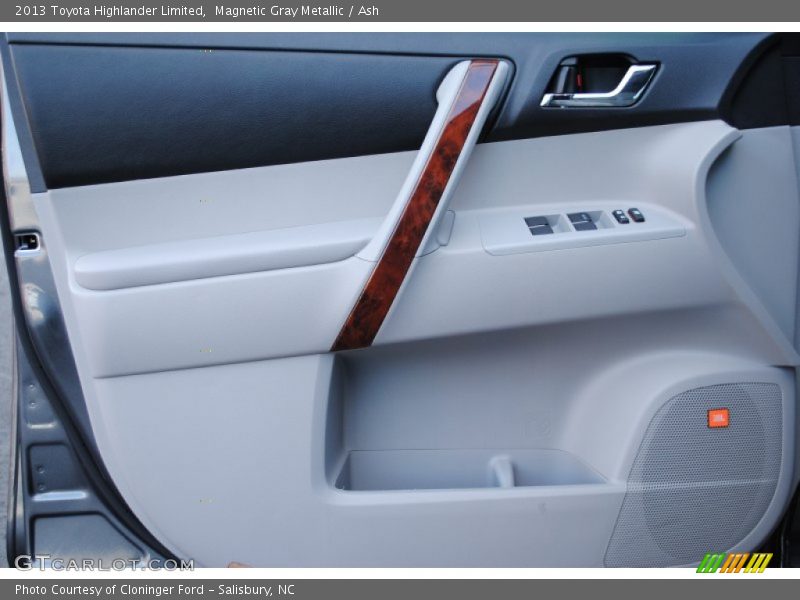 Magnetic Gray Metallic / Ash 2013 Toyota Highlander Limited