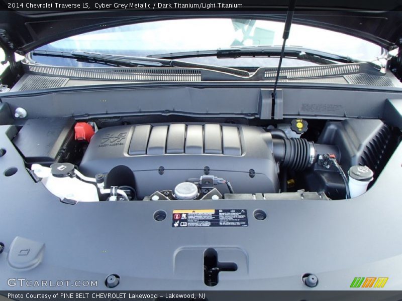 Cyber Grey Metallic / Dark Titanium/Light Titanium 2014 Chevrolet Traverse LS