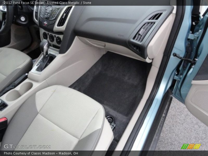 Frosted Glass Metallic / Stone 2012 Ford Focus SE Sedan
