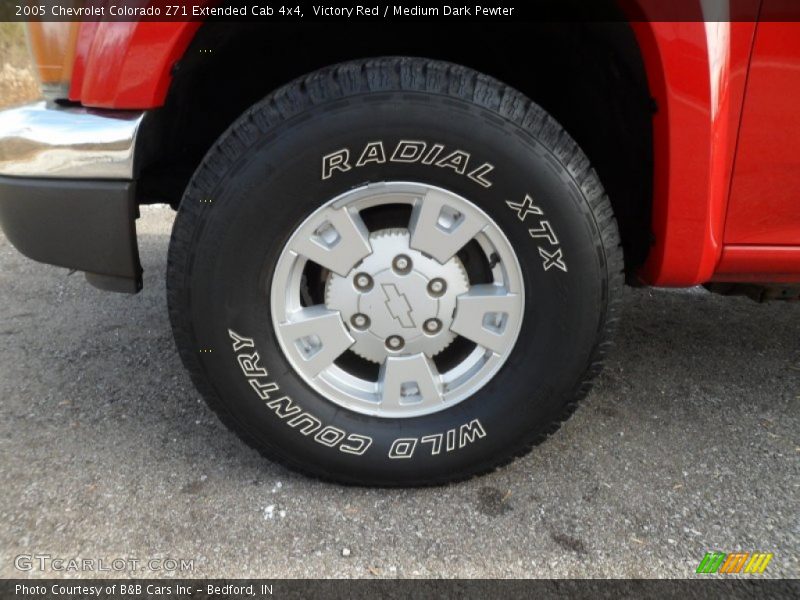 Victory Red / Medium Dark Pewter 2005 Chevrolet Colorado Z71 Extended Cab 4x4