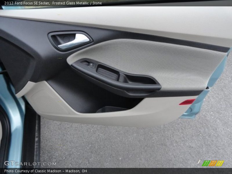 Frosted Glass Metallic / Stone 2012 Ford Focus SE Sedan