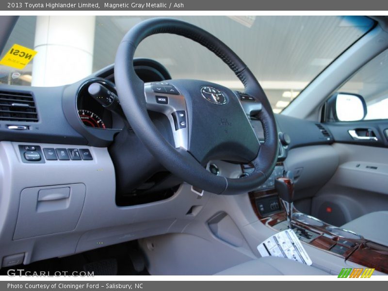 Magnetic Gray Metallic / Ash 2013 Toyota Highlander Limited