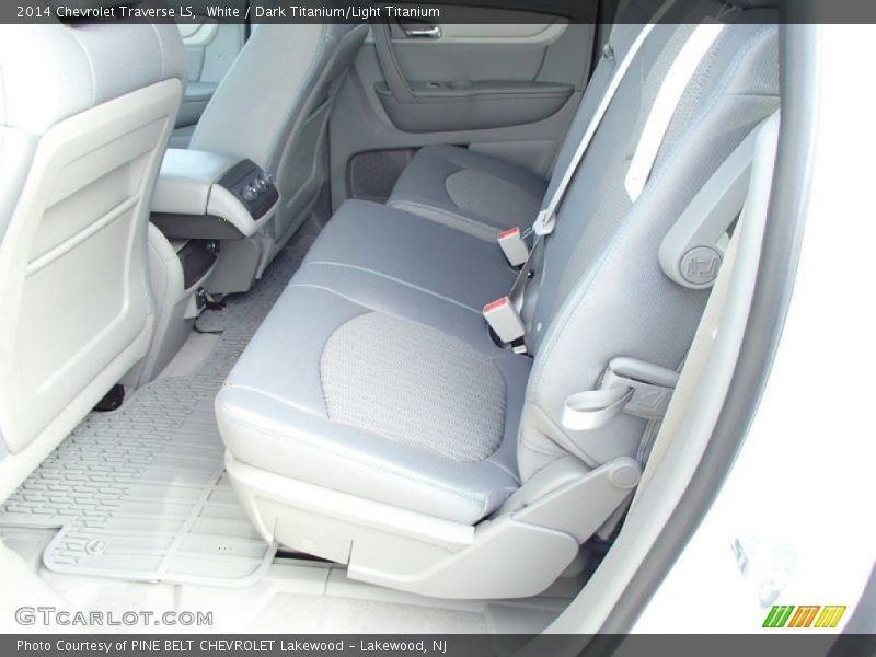White / Dark Titanium/Light Titanium 2014 Chevrolet Traverse LS