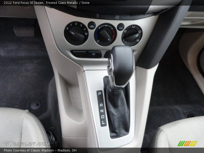 Frosted Glass Metallic / Stone 2012 Ford Focus SE Sedan