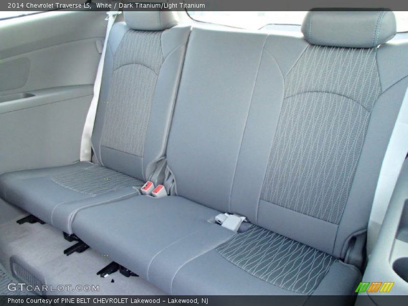 White / Dark Titanium/Light Titanium 2014 Chevrolet Traverse LS