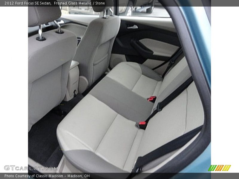 Frosted Glass Metallic / Stone 2012 Ford Focus SE Sedan