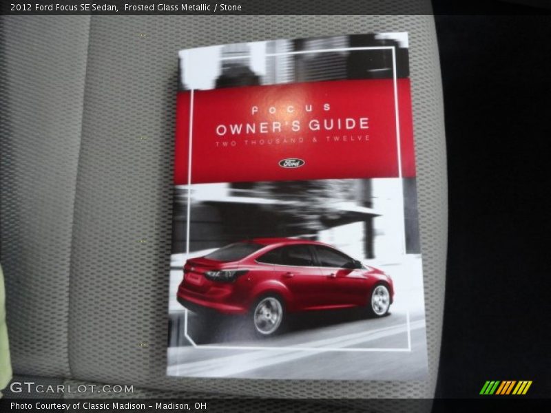 Frosted Glass Metallic / Stone 2012 Ford Focus SE Sedan