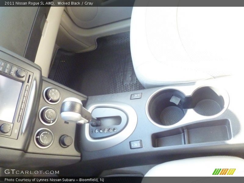 Wicked Black / Gray 2011 Nissan Rogue SL AWD