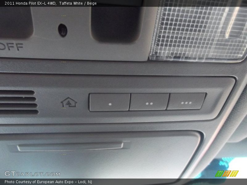 Taffeta White / Beige 2011 Honda Pilot EX-L 4WD