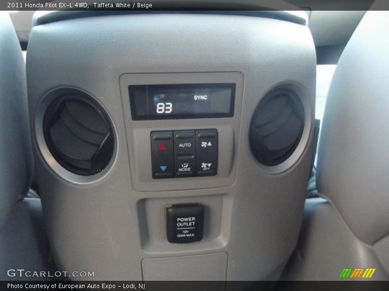 Taffeta White / Beige 2011 Honda Pilot EX-L 4WD