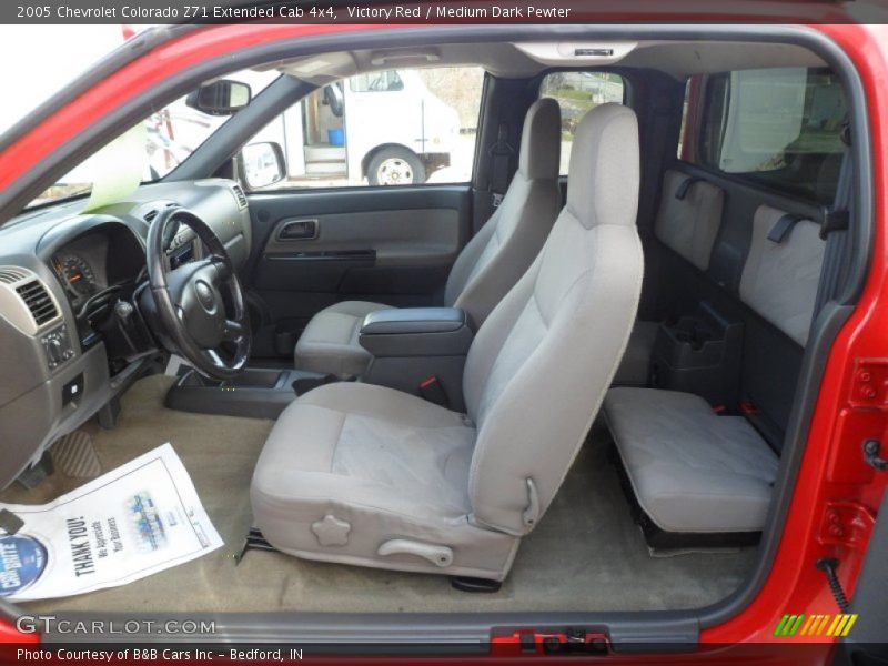 Victory Red / Medium Dark Pewter 2005 Chevrolet Colorado Z71 Extended Cab 4x4