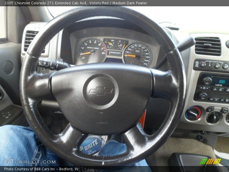 Victory Red / Medium Dark Pewter 2005 Chevrolet Colorado Z71 Extended Cab 4x4